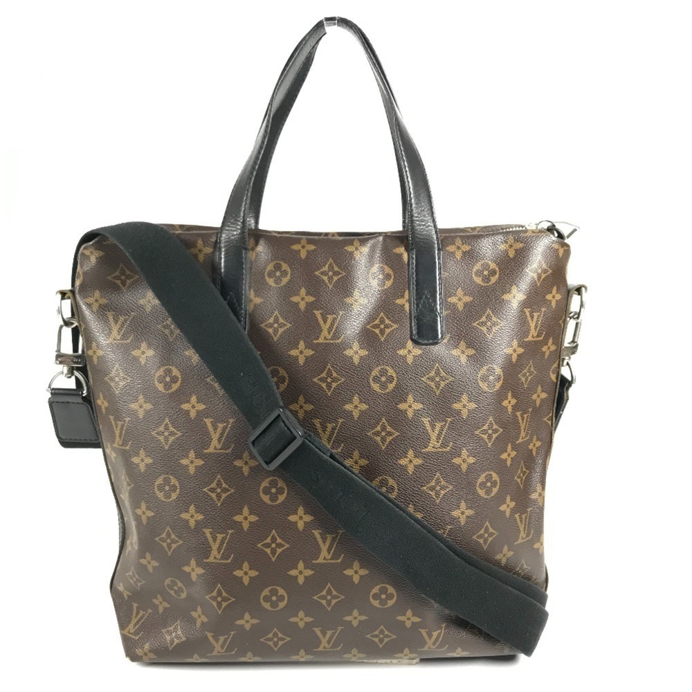 LOUIS VUITTON M40388 Monogram Macassar Kitan Business Bag, Handbag, 2-Way Tot...